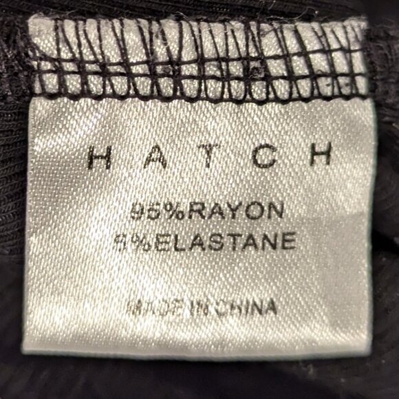 Hatch Maternity The Softest Rib Nursing Henley (Black, Altered) - Picture 9 of 15